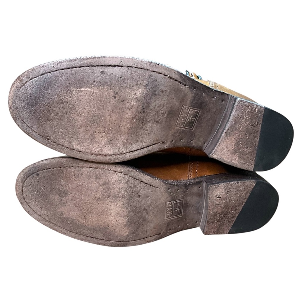 Frye Tan Leather Ankle Booties - Picture 8 of 11